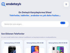 'endetayli.com' screenshot