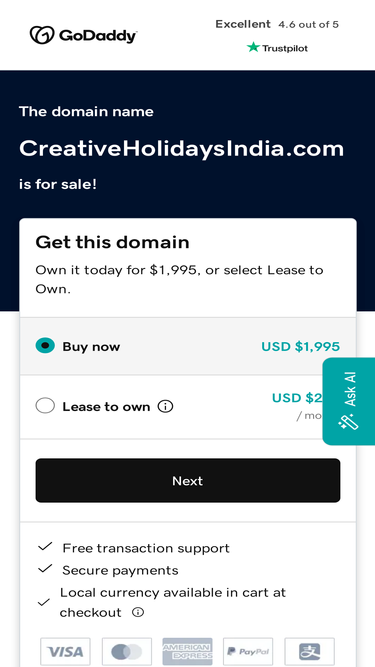 creativeholidaysindia.com