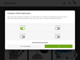 'nettoparts.de' screenshot