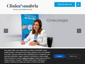 'clinicasanabria.com' screenshot