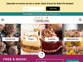 'thegoldlininggirl.com' screenshot