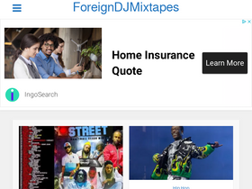 'foreigndjmixtapes.com' screenshot