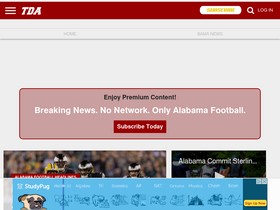 'tdalabamamag.com' screenshot