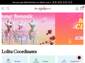 'devilinspired.com' screenshot