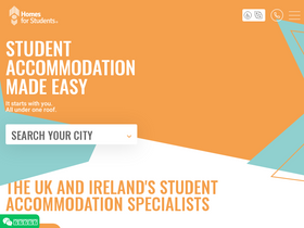 'wearehomesforstudents.com' screenshot