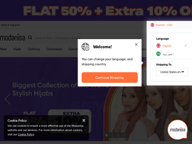 'modanisa.com' screenshot