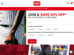 'rawlings.com' screenshot
