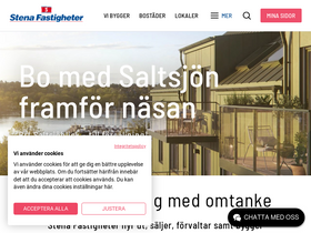 'stenafastigheter.se' screenshot