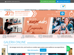 'onlinequadros.com.br' screenshot