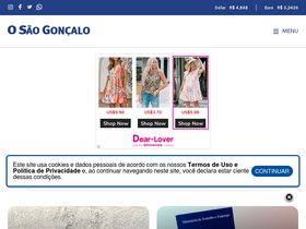 'osaogoncalo.com.br' screenshot