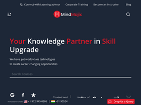 'mindmajix.com' screenshot