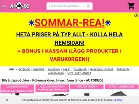 'autodude.se' screenshot