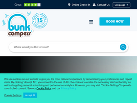 'bunkcampers.com' screenshot
