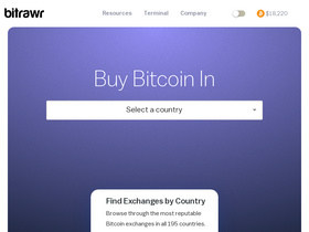 'bitrawr.com' screenshot