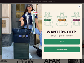 Cincha Travel homepage screenshot