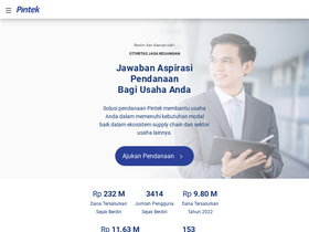 'pintek.id' screenshot