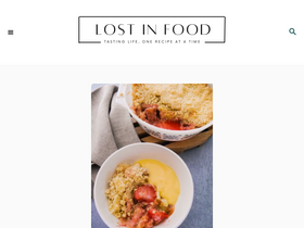 'lostinfood.co.uk' screenshot