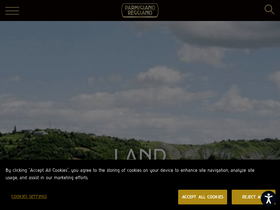 'parmigianoreggiano.com' screenshot