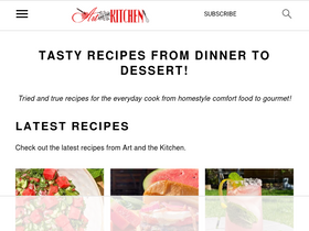 'artandthekitchen.com' screenshot