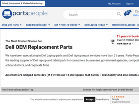 'parts-people.com' screenshot