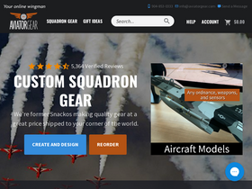 'aviatorgear.com' screenshot