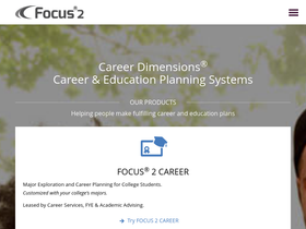 'focus2career.com' screenshot