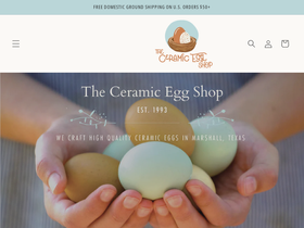 ceramiceggs.com homepage screenshot