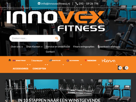 innovexfitness.nl homepage screenshot