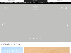 'rareism.com' screenshot