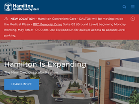 'hamiltonhealth.com' screenshot