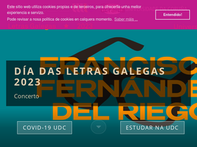 'udc.gal' screenshot