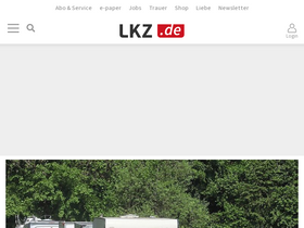 'webabo.lkz.de' screenshot