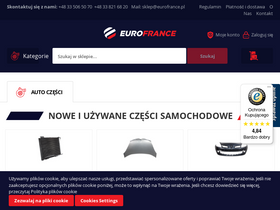 'eurofrance.pl' screenshot