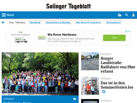 'solinger-tageblatt.de' screenshot