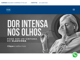 'vivaoftalmologia.com.br' screenshot