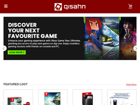 'qisahn.com' screenshot