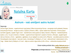 'astrum.co.rs' screenshot