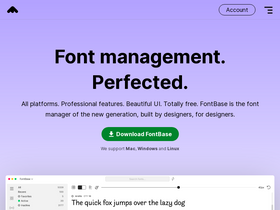 'fontba.se' screenshot
