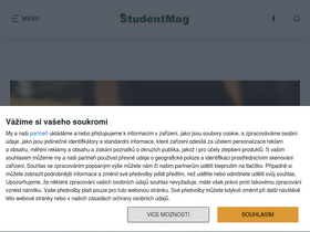 'studentmag.cz' screenshot