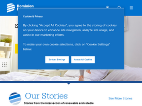 'dominionenergy.com' screenshot