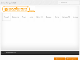 'modelisme.com' screenshot