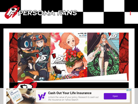 'personafans.com' screenshot