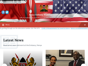 'kenyaembassydc.org' screenshot