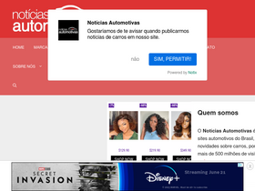 'noticiasautomotivas.com.br' screenshot