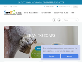 Suezbana homepage screenshot