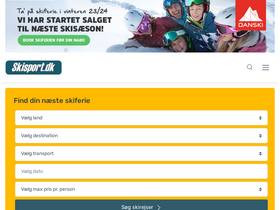 'skisport.dk' screenshot