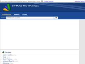 'archiwumalle.pl' screenshot