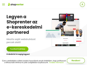 'shoprenter.hu' screenshot