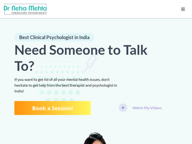 'drnehamehta.com' screenshot