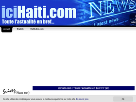 'icihaiti.com' screenshot